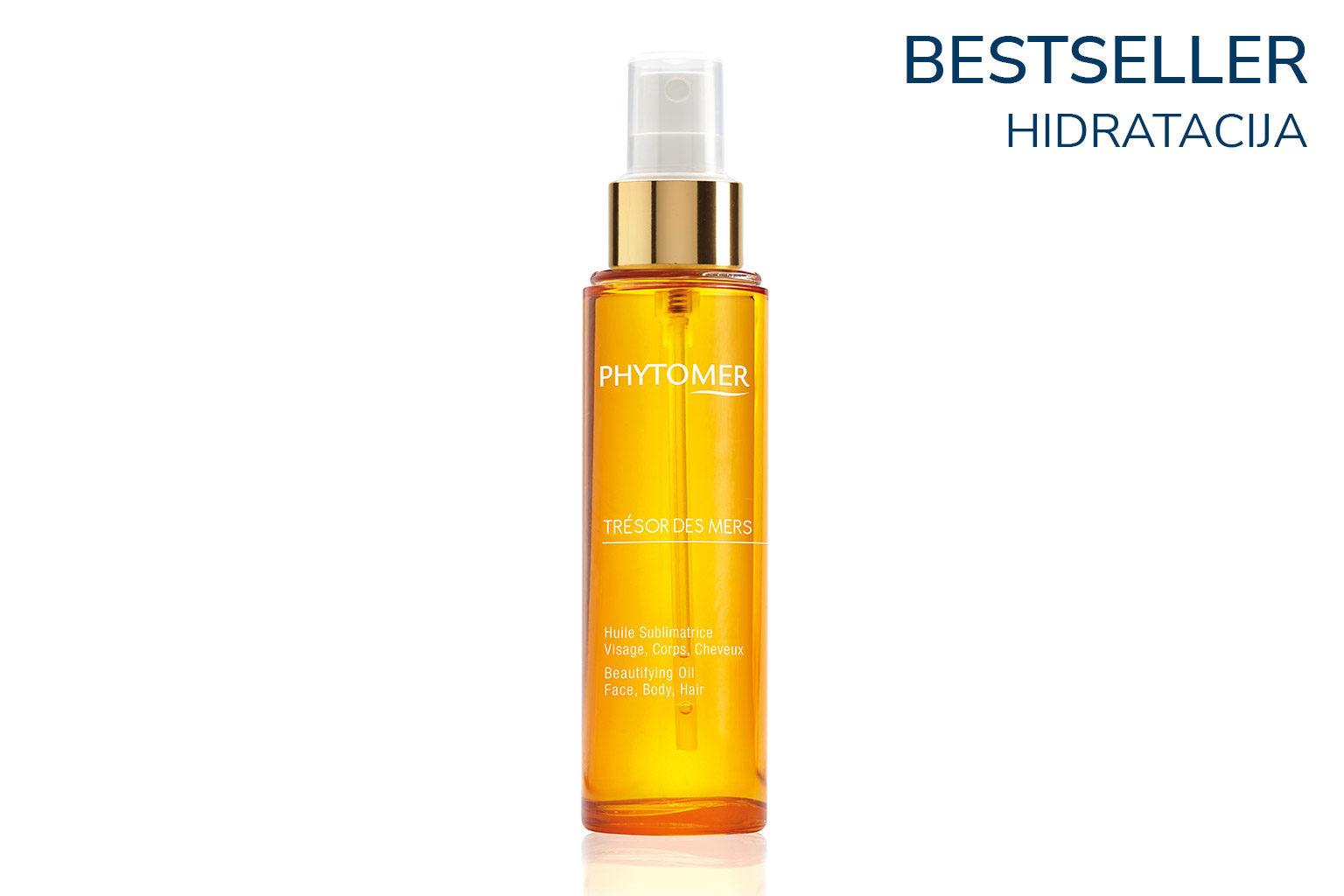 TRÉSOR DES MERS Beautifying Oil Face, Body, Hair Acnipur Fluid